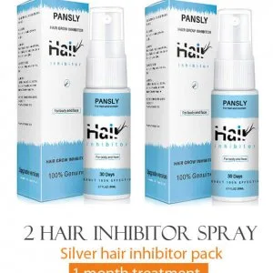 PANSLY Hair Growth Inhibitor Spray for Body & Face (2ps - 1 Month Treatment)