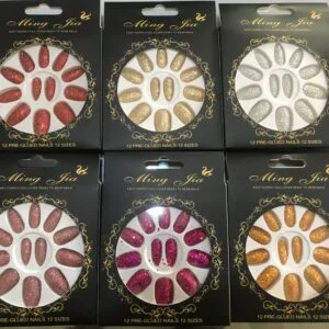 Ming Jia Pre Glued Artificial Nails