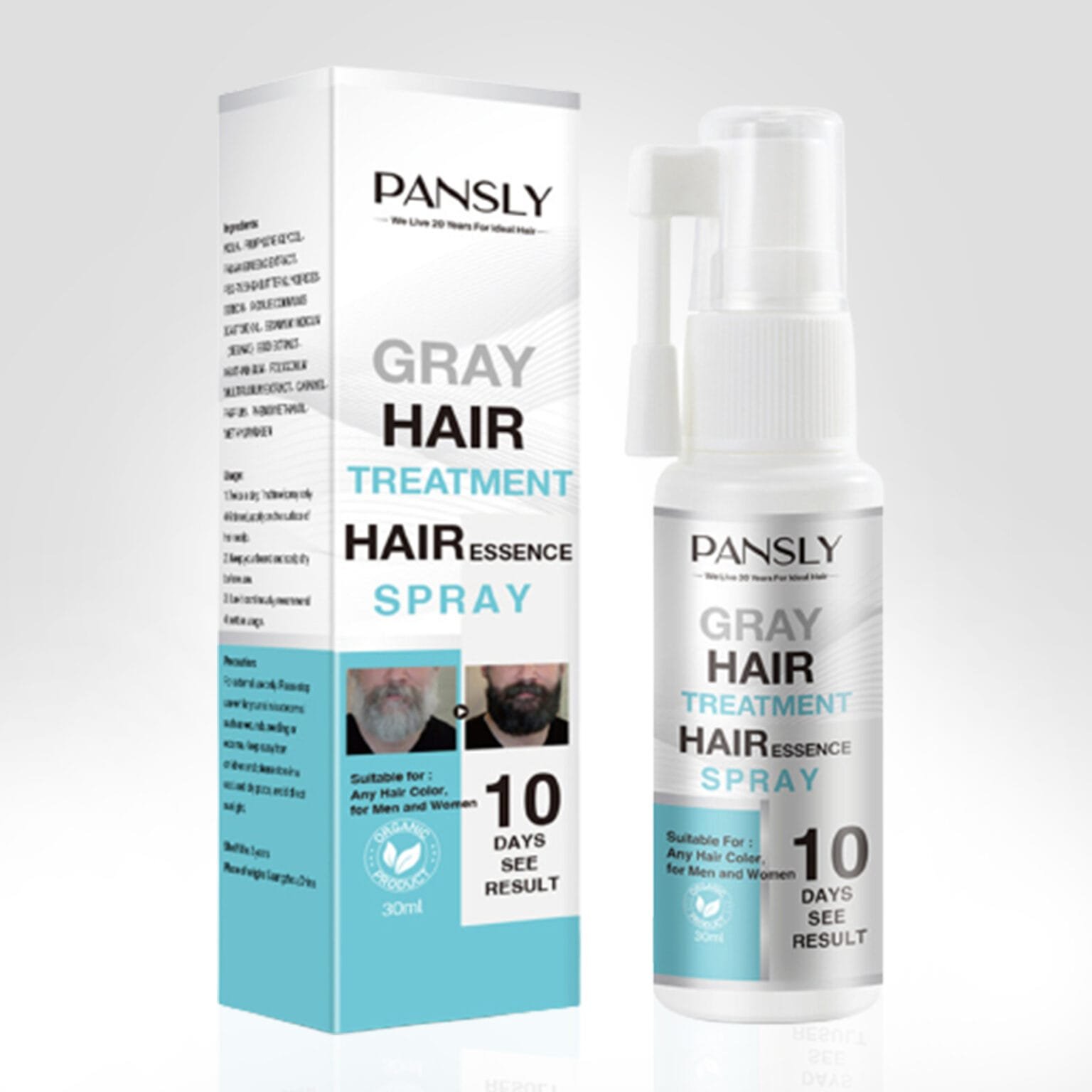 Pansly Gray Hair Treatment Spray 30ml » SkinOl Cosmetics