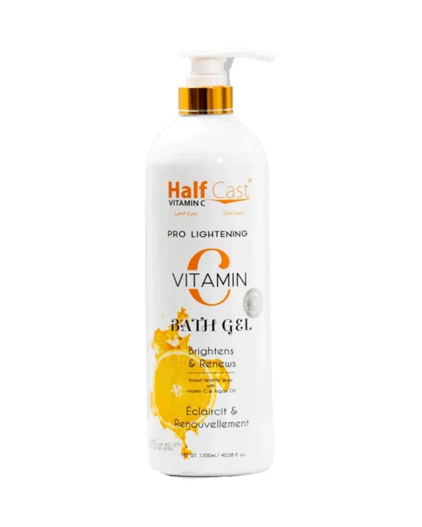 Half cast vitamin c body wash