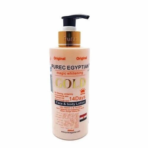 Purec Egyptian Gold face and body lotion