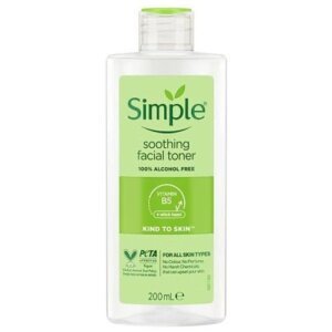 Simple soothing facial toner