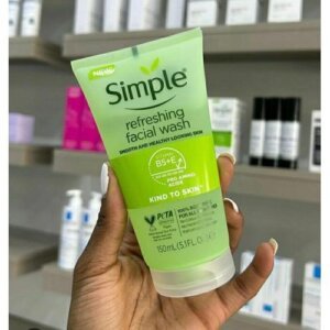 Simple refreshing facial wash
