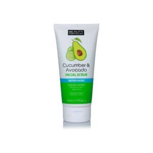 Beauty formulas cucumber and avocado facial scrubs