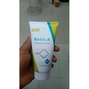 Retin A salicylic acid facial scrub