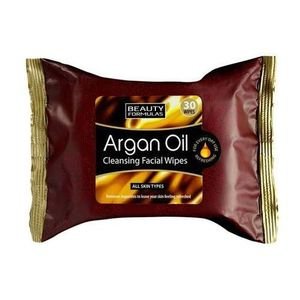 Beauty formulas argan oil cleansing facial wipes