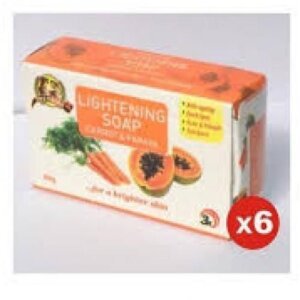 Two Tigers Lightening carrot soap