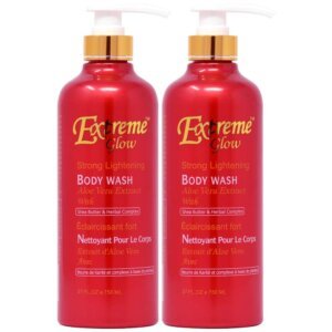 Extreme glow body wash
