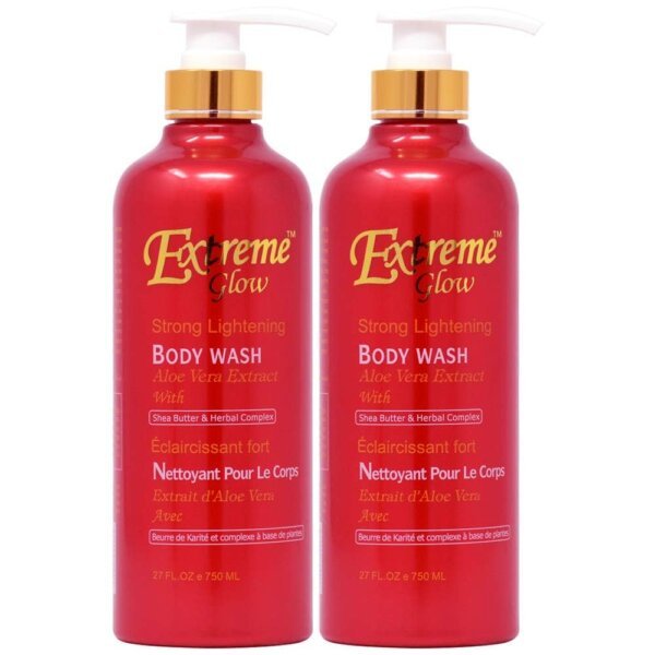 Extreme glow body wash
