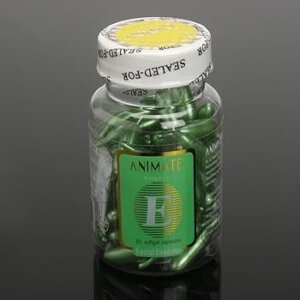 Animate vitamin E soft gel capsules