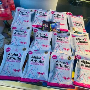 Alpha arbutin collagen soap