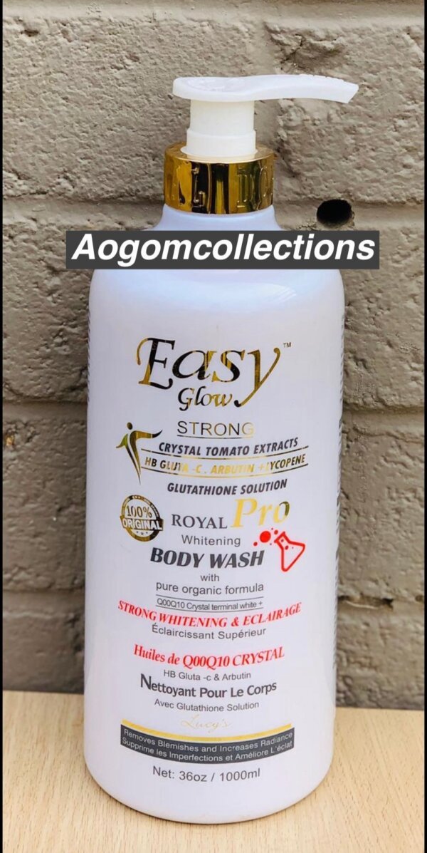 Easy glow body wash white