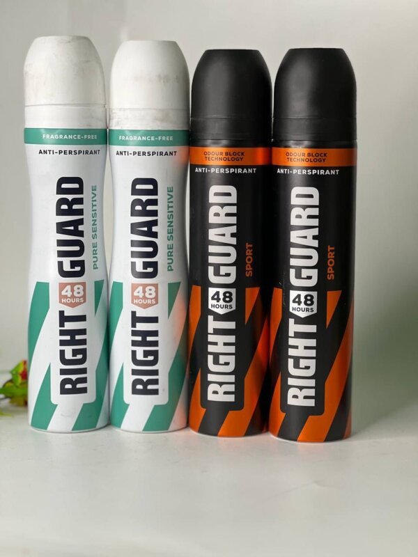 Right guard anti perspirant spray