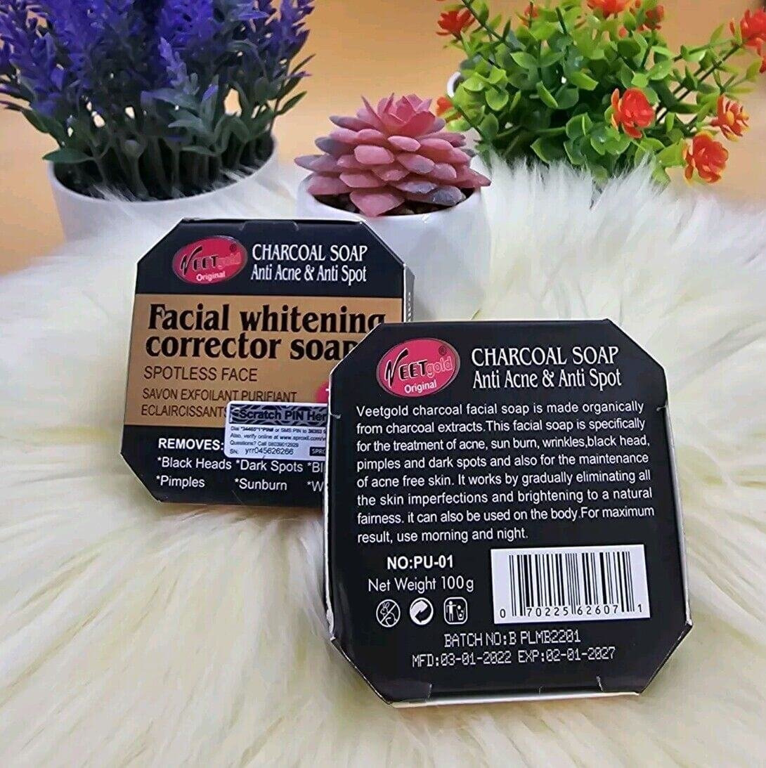 Veetgold charcoal soap